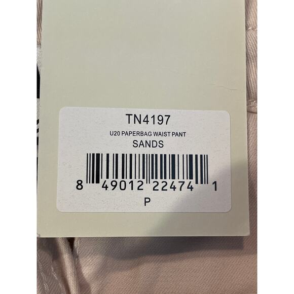 Revolve x Pam & Gela NEW Paperbag Waist Pant Jogger Wheat Color Size P Or XS - Picture 7 of 10